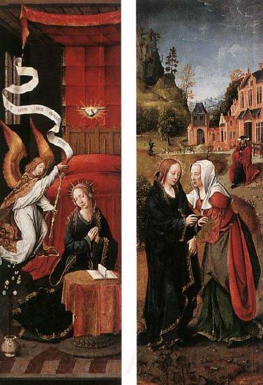 unknow artist Annunciation and Visitation Norge oil painting art